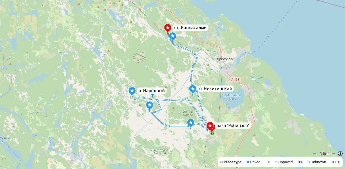 Карта маршрута
