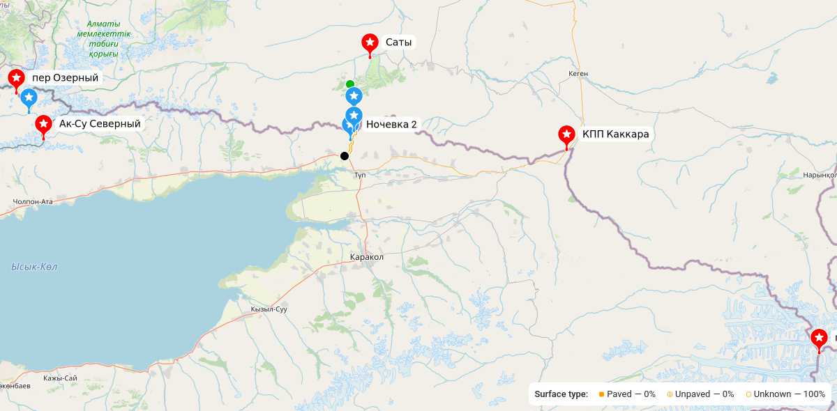Карта маршрута
