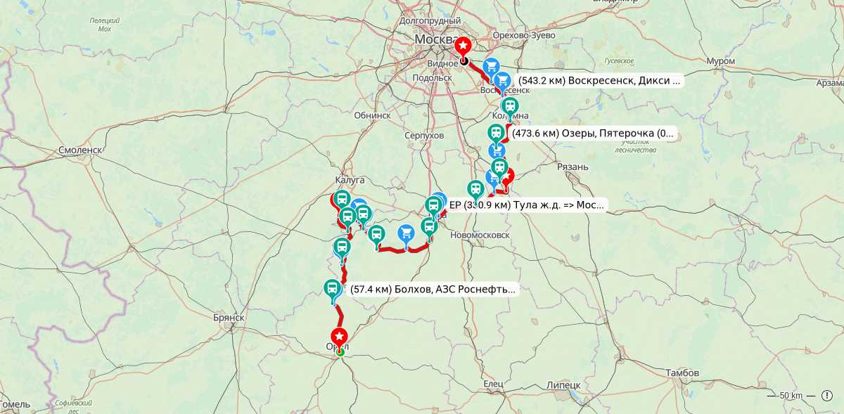 Route map