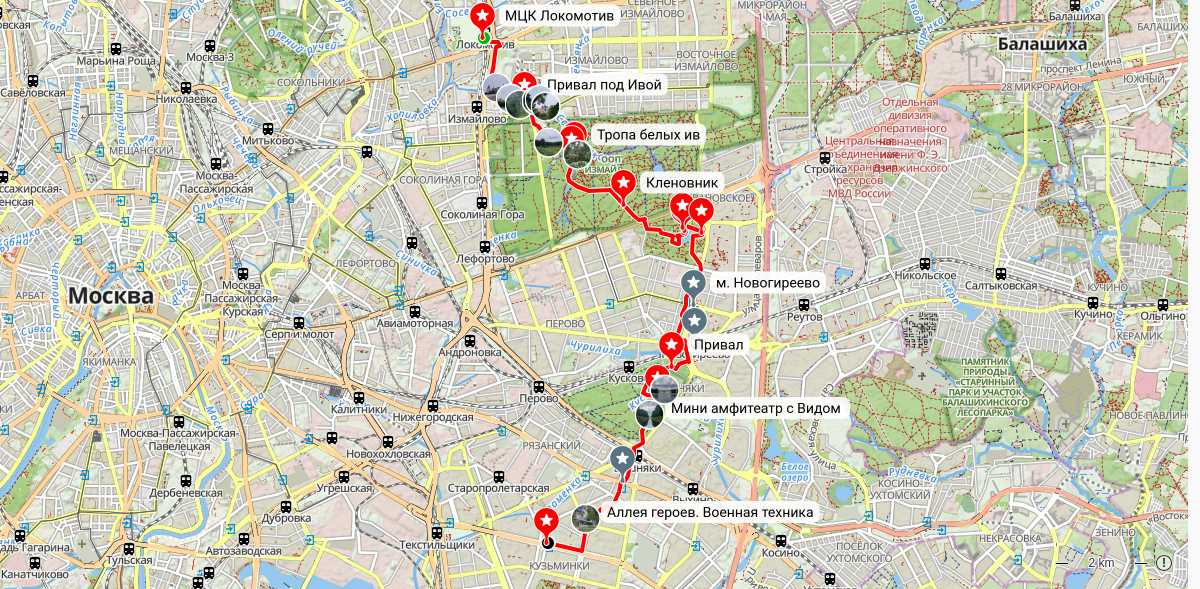 Route map
