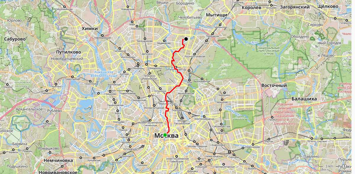 Route map
