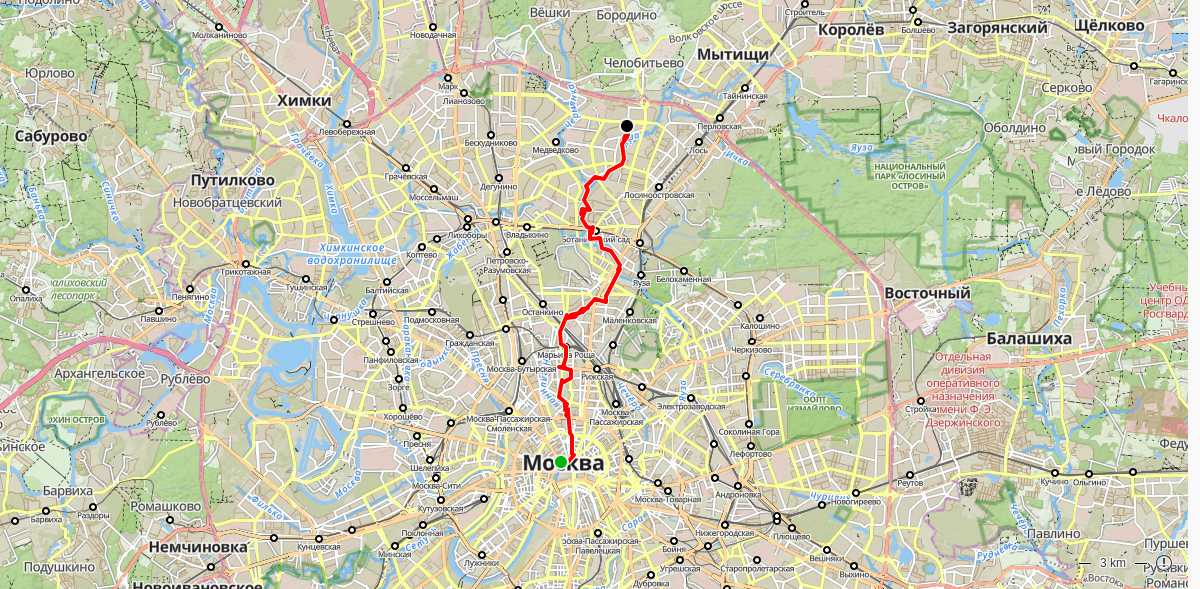 Route map