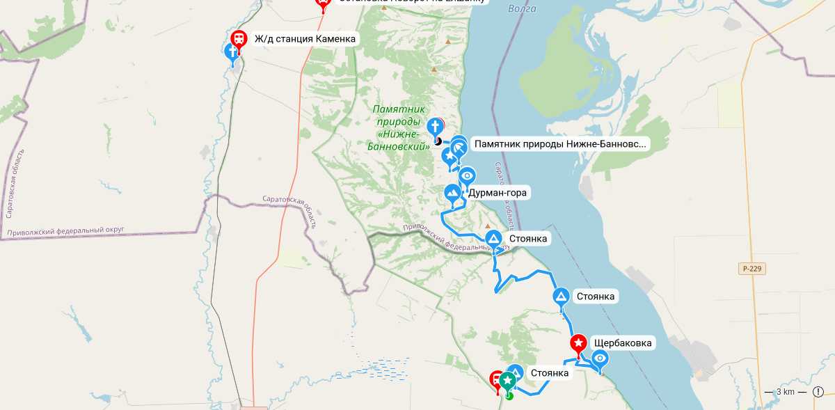 Карта маршрута
