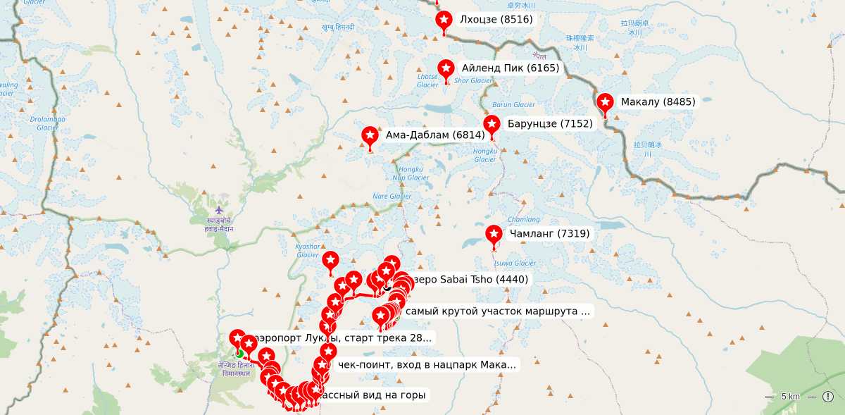 Карта маршрута