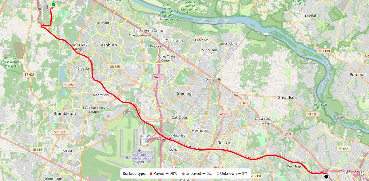 Route map