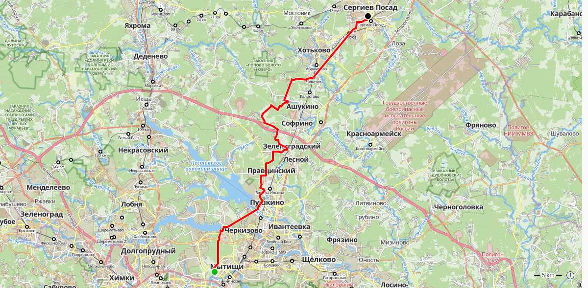Route map