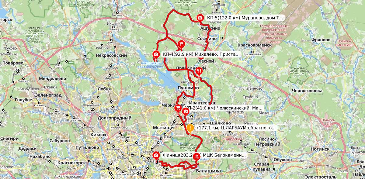 Route map