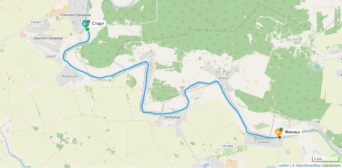 Карта маршрута