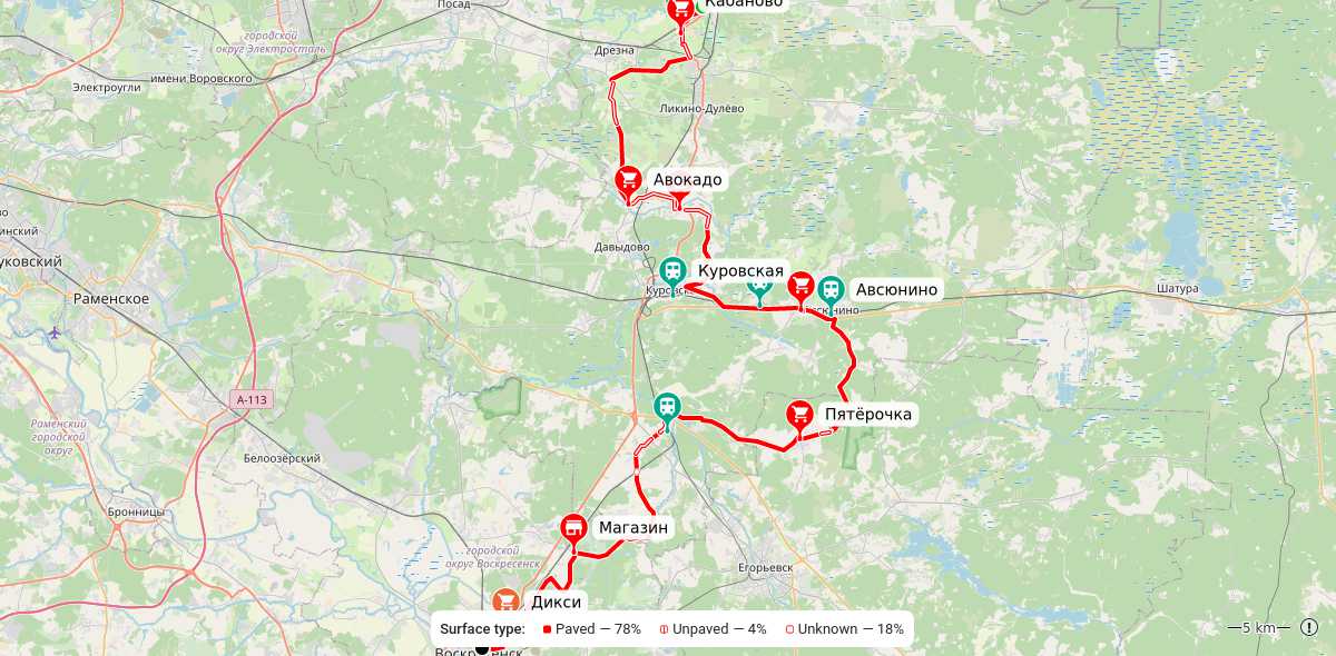 Карта маршрута