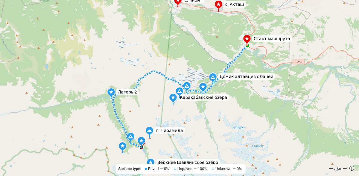 Карта маршрута