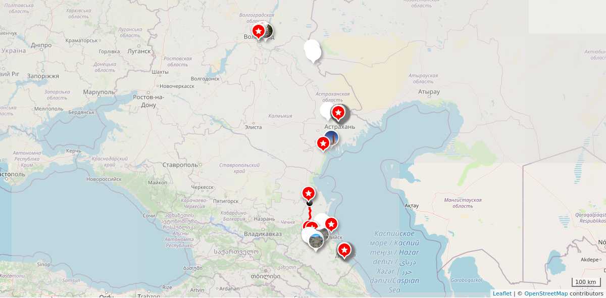 Карта маршрута