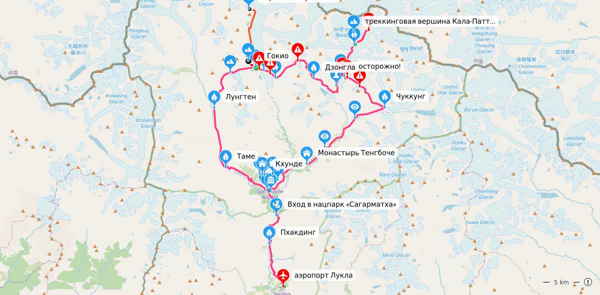Карта маршрута