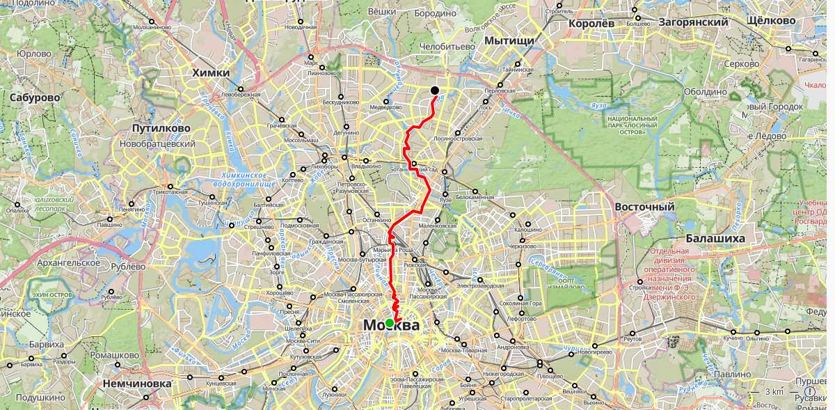Route map