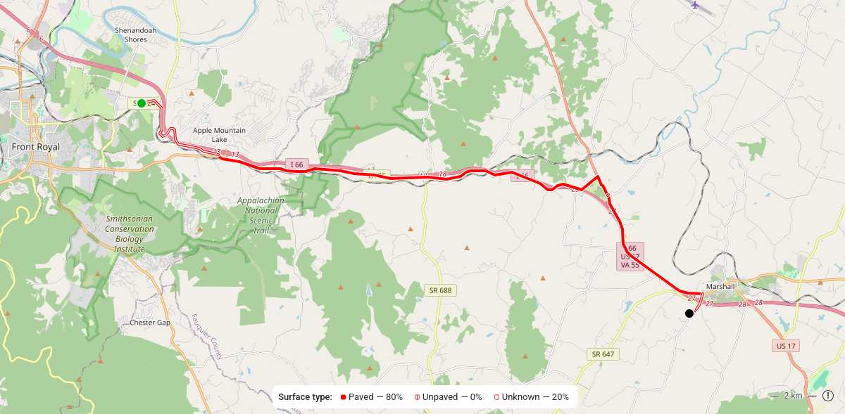 Route map