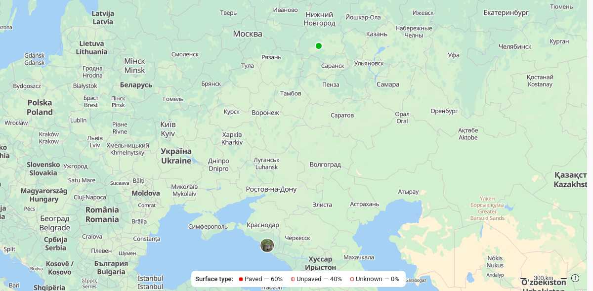 Карта маршрута