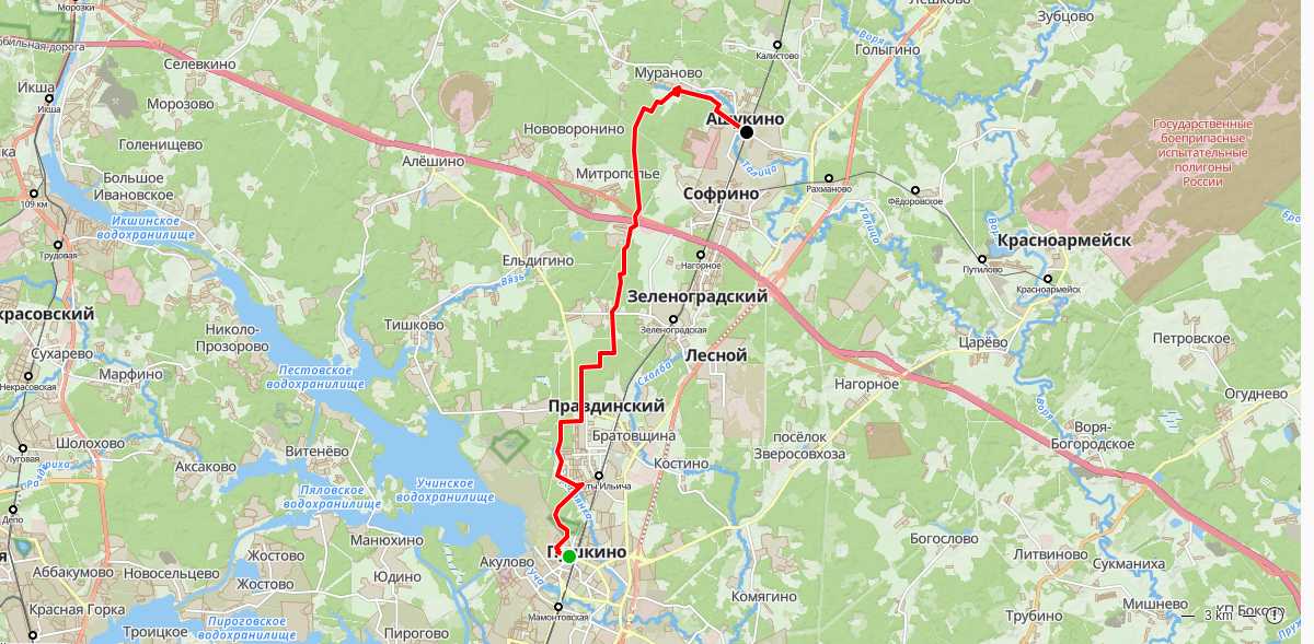 Route map
