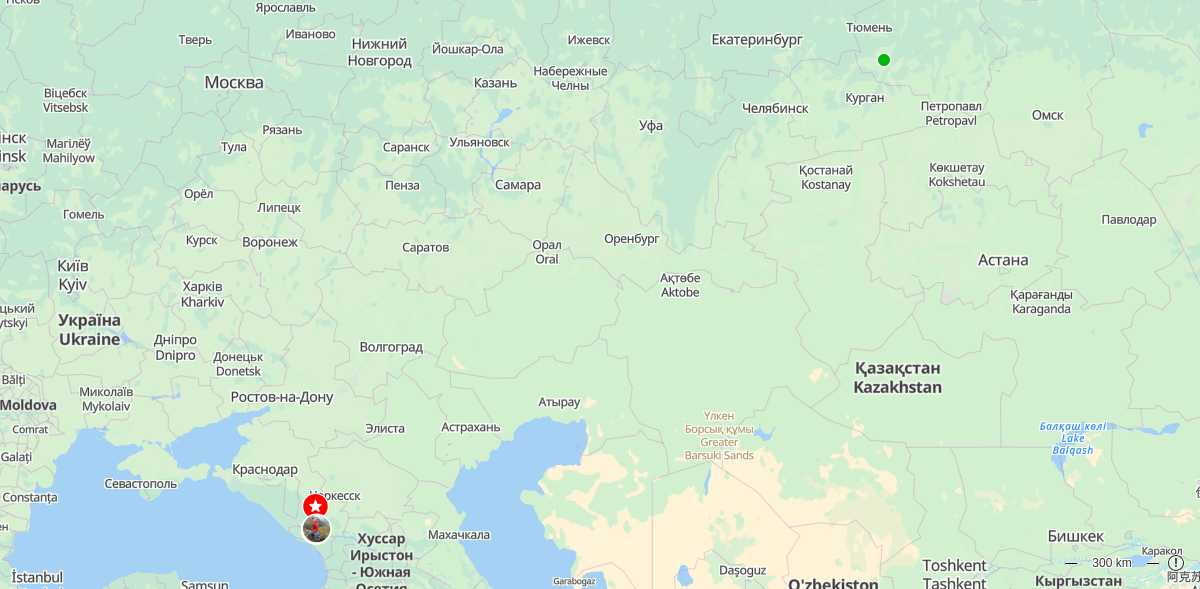 Карта маршрута