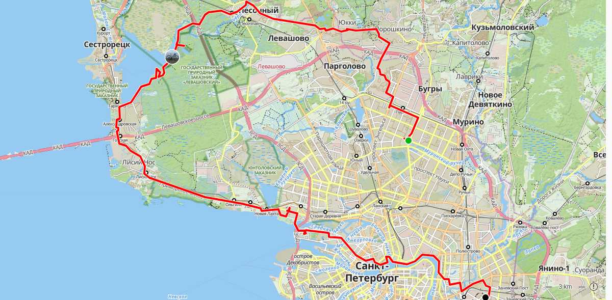 Карта маршрута