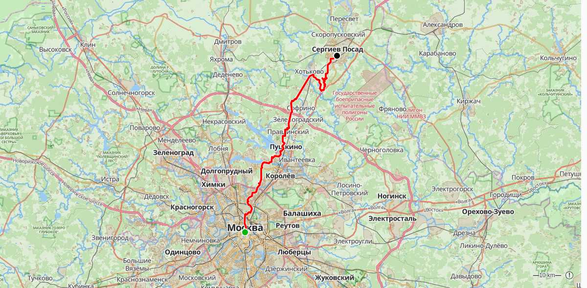 Route map