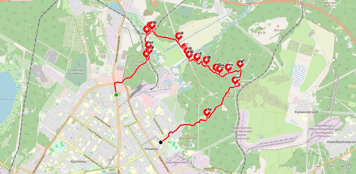 Карта маршрута