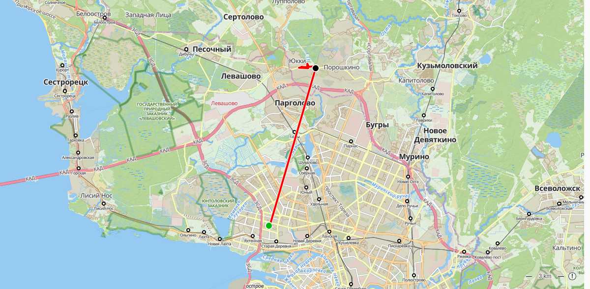 Route map
