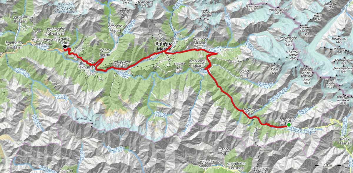 Route map