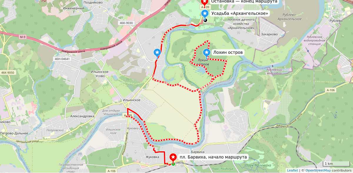 Карта маршрута