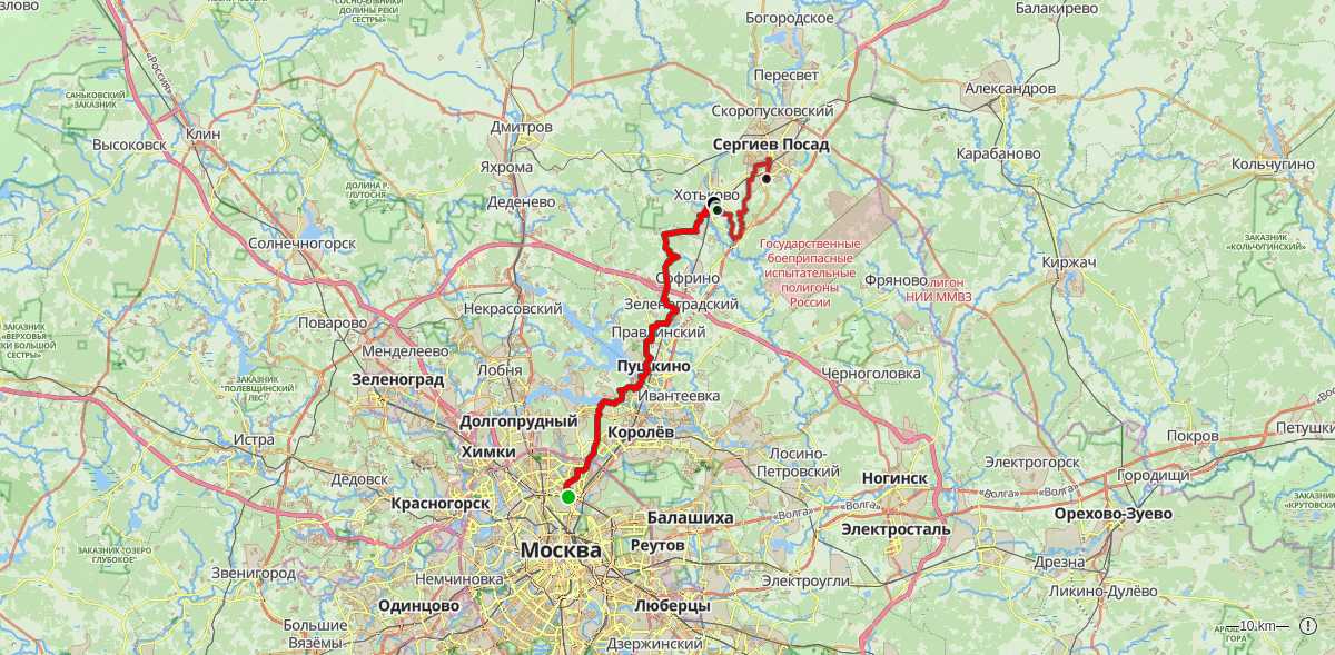 Route map