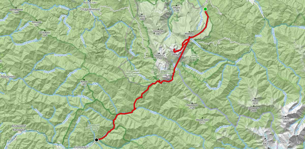 Route map