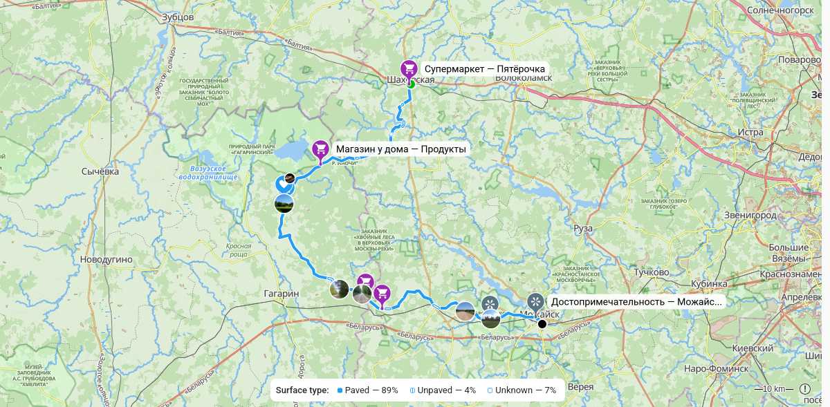 Route map