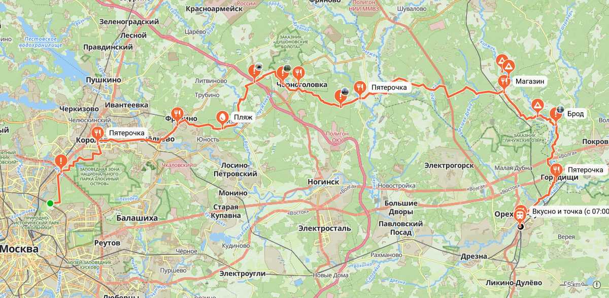 Route map