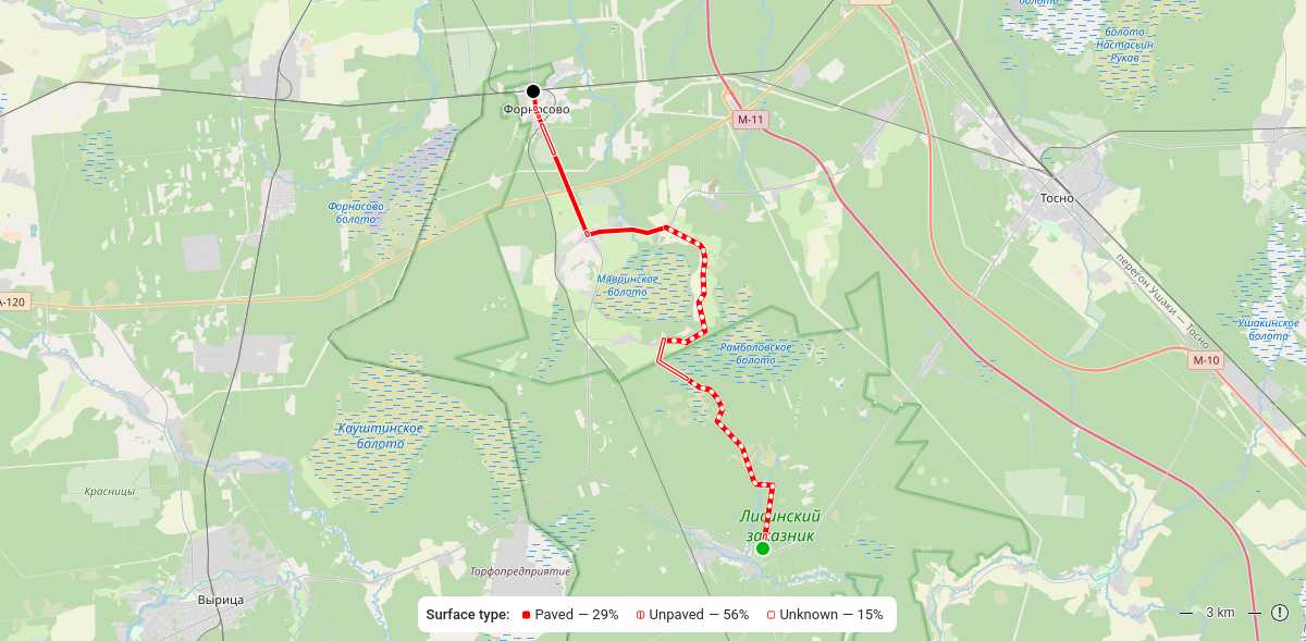 Карта маршрута