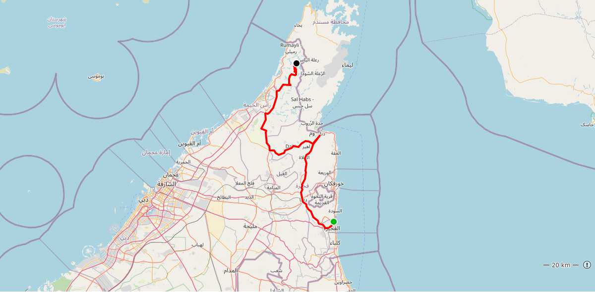 Route map