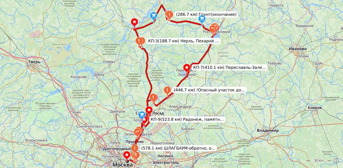 Route map