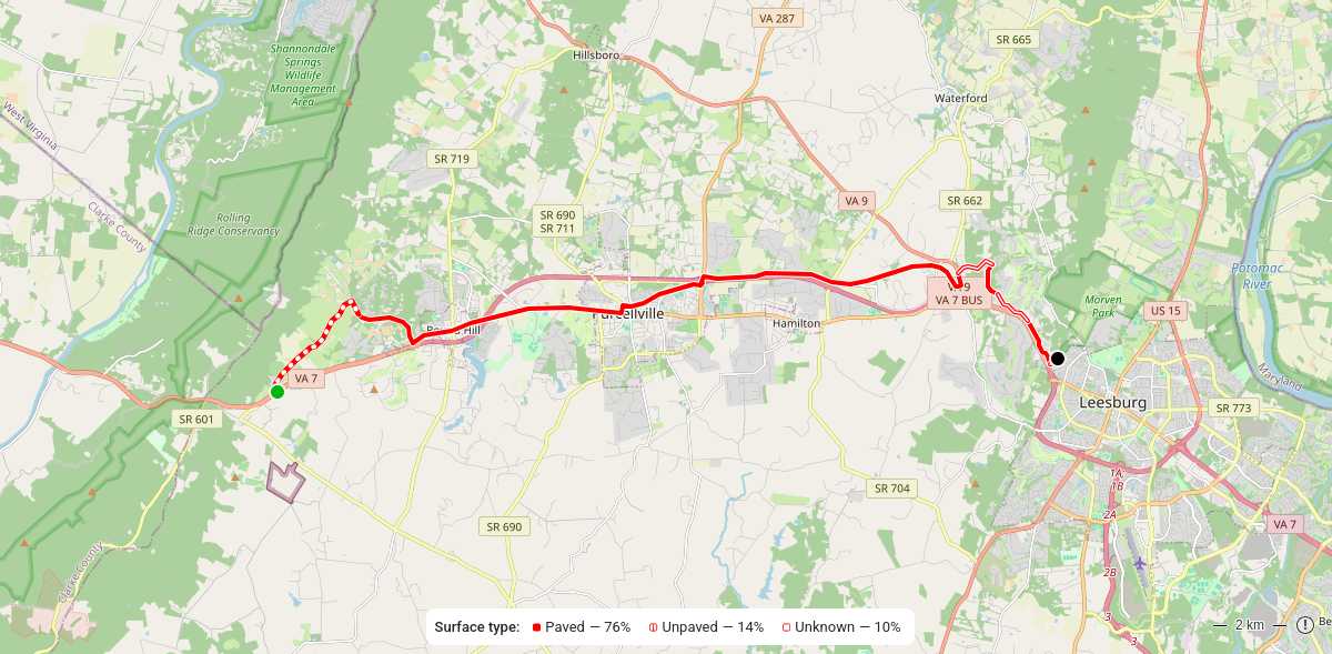 Route map