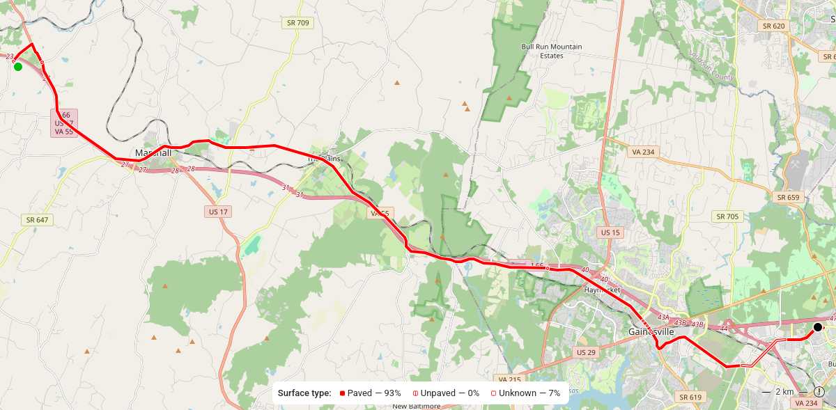 Route map
