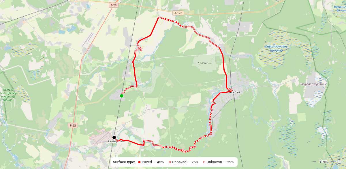 Карта маршрута