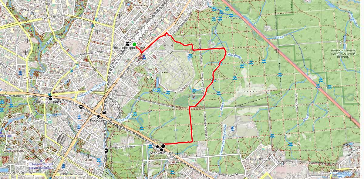 Route map