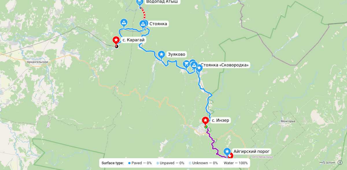 Карта маршрута