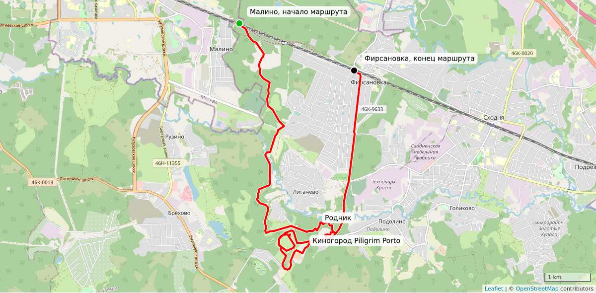 Карта маршрута
