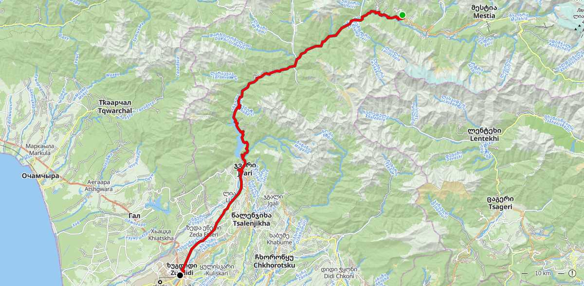 Route map