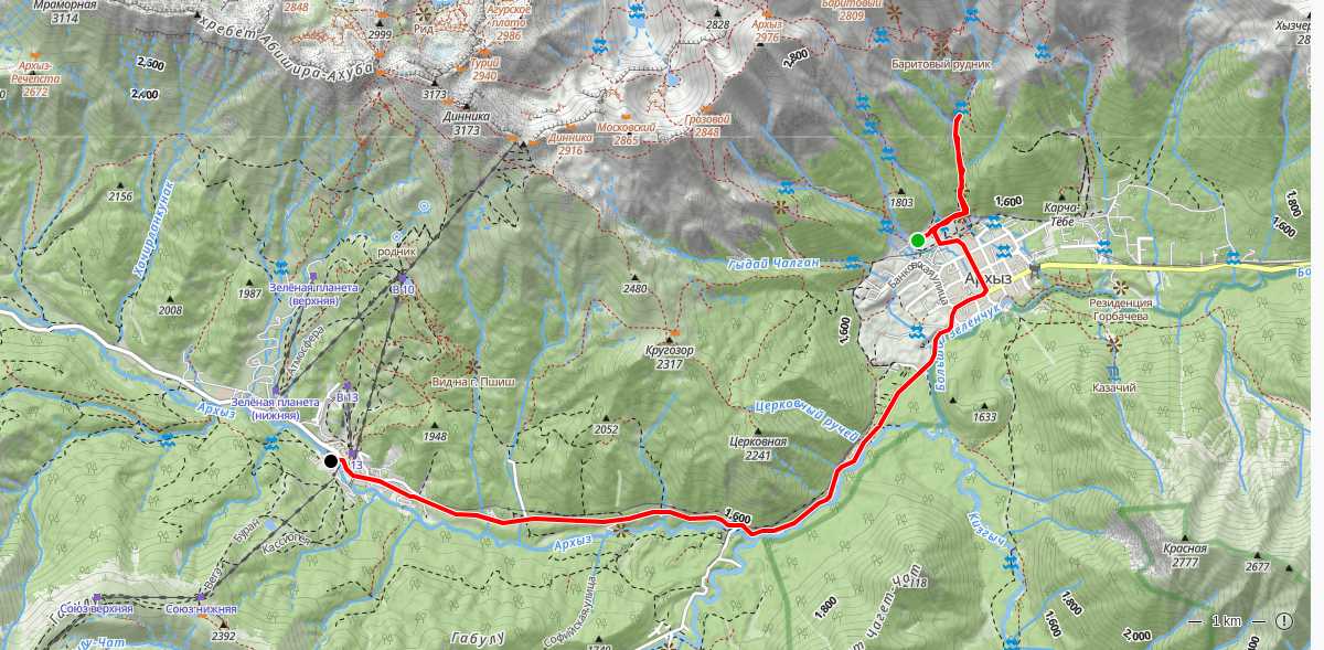 Route map