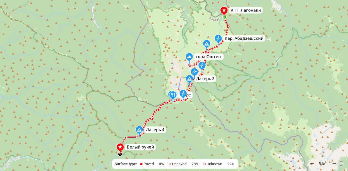 Карта маршрута