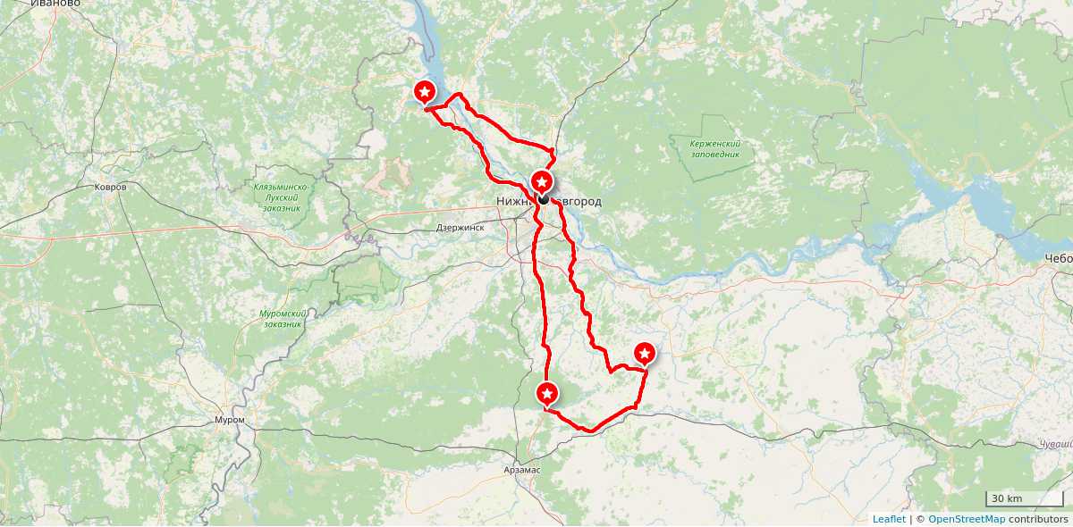 Карта маршрута