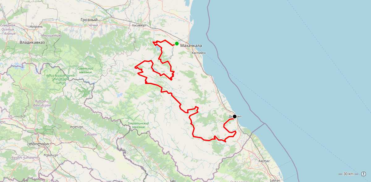Карта маршрута