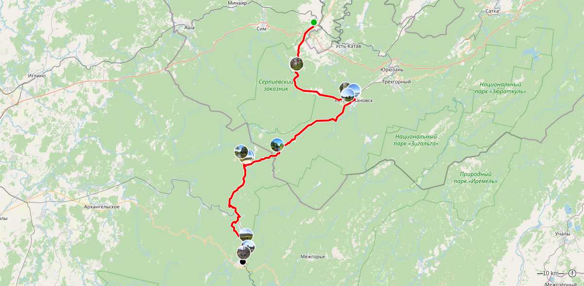Карта маршрута