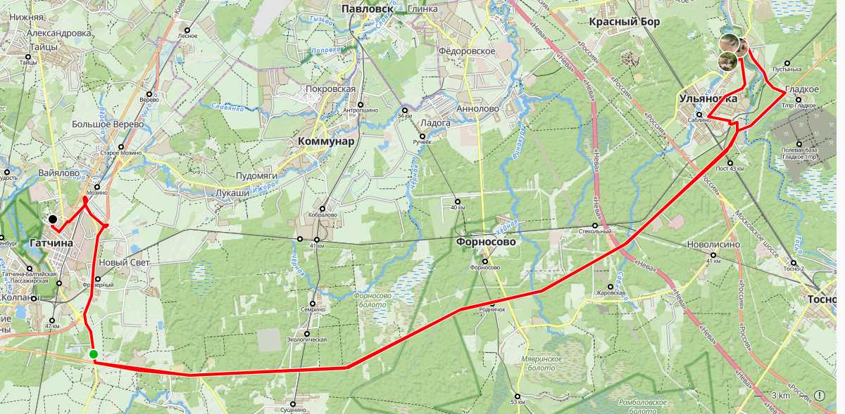 Route map