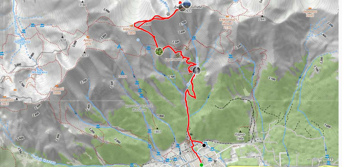 Route map