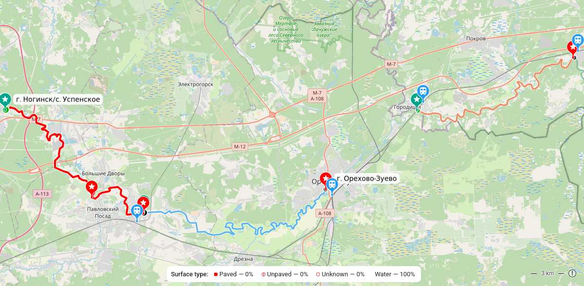 Карта маршрута