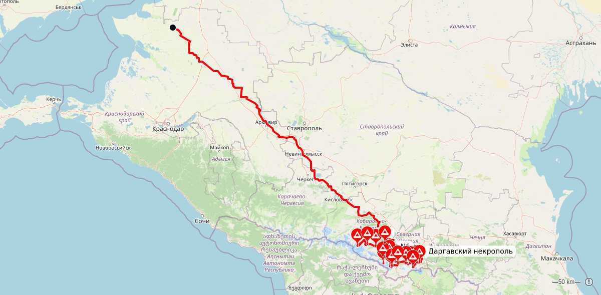 Карта маршрута